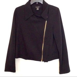 Women’s Sunny Taylor black zip jacket size 8